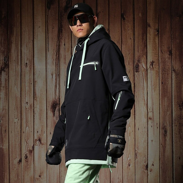 Men's High Quality Hooded Outdoor Ski Snowboarding Jacket