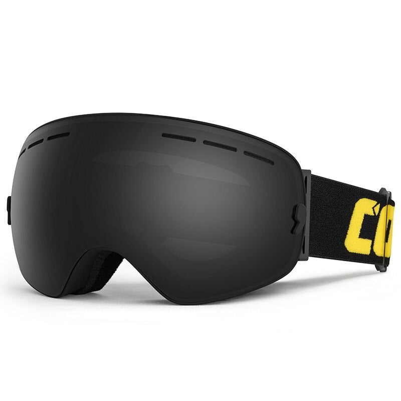 Unisex Double Layers Anti-Fog Ski Glasses