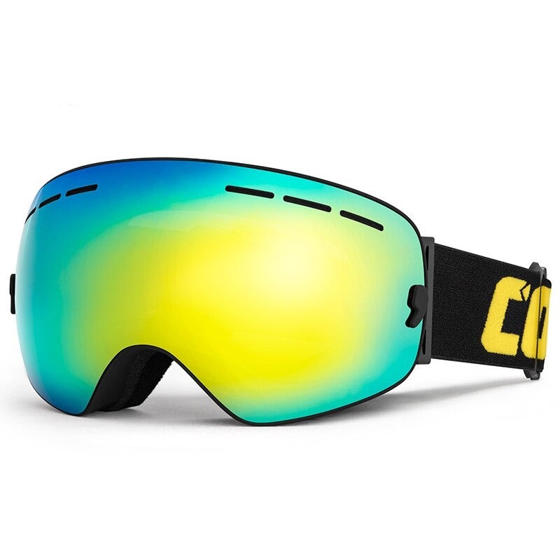 Unisex Double Layers Anti-Fog Ski Glasses