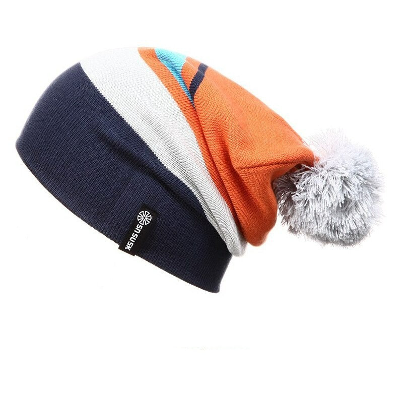 Thick And Warm Multicolor Cap For Winter Sports