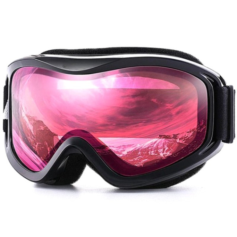 Pink Extreme Ski And Snow Glasses