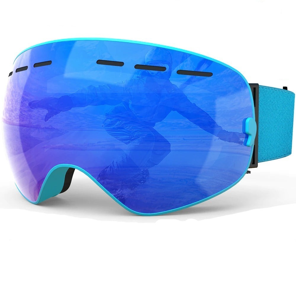 Double Layers Lens Anti-Fog Ski Snow Goggles Set