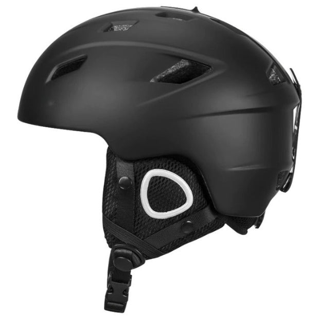Light Ski Helmet with Safety Integrally-Molded Snowboard
