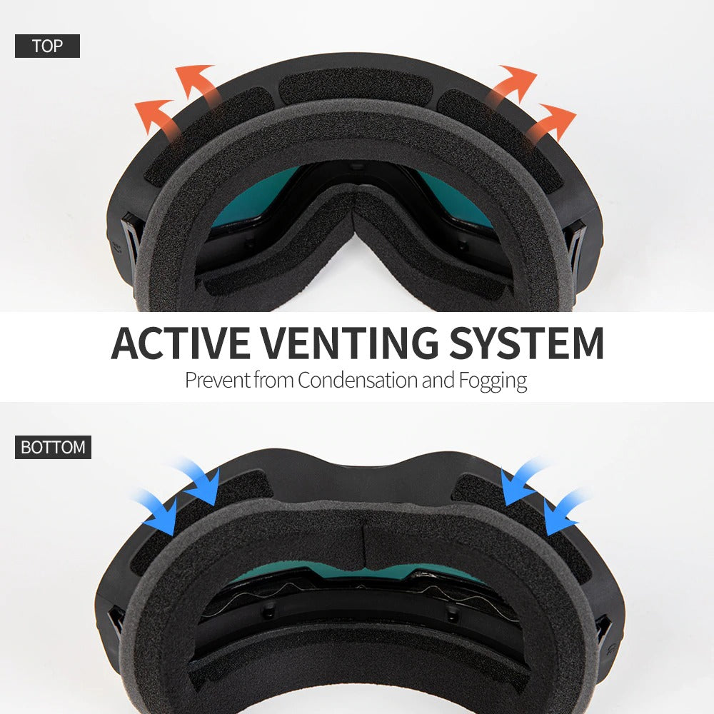 Active Venting System Goggles