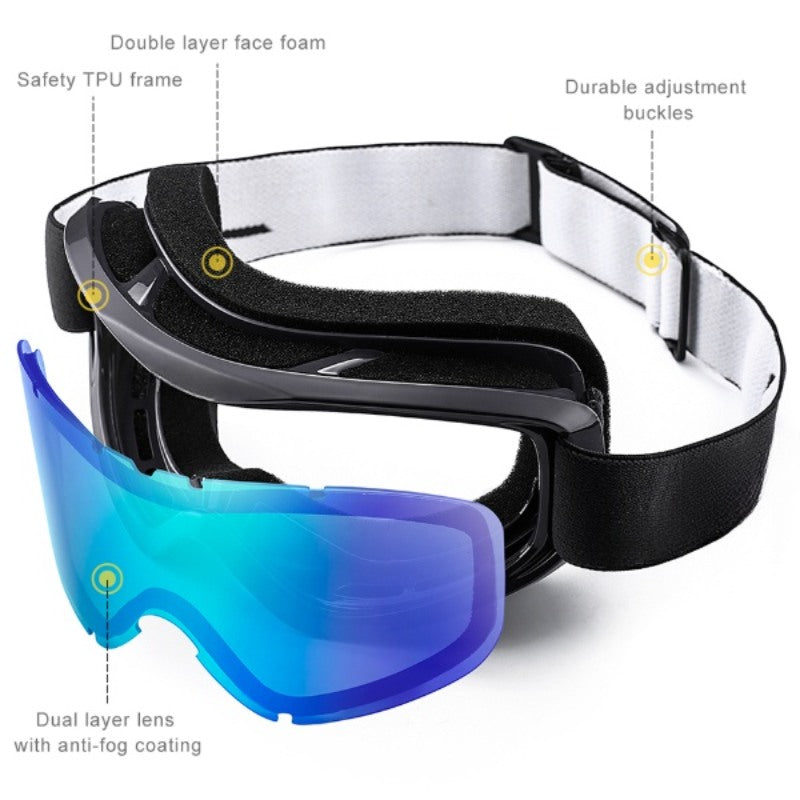 Clear Extreme Ski And Snow Glasses
